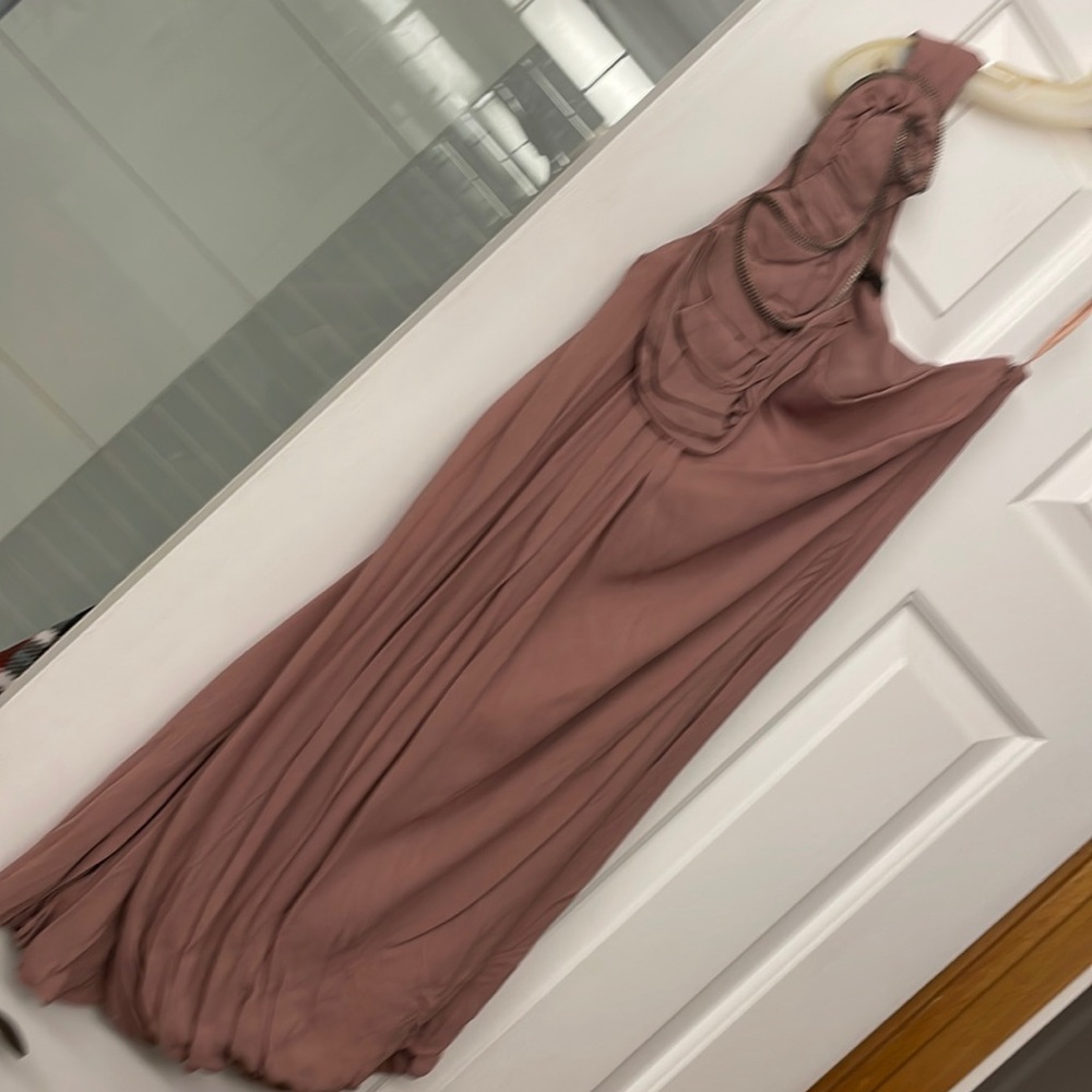 BCBG one shoulder bubble dress